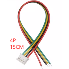Conector macho PH 2,0 mm 4 pinos cabe&ccedil;a &uacute;nica, cabo 26 AWG (fio 1007) 15 cm