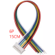 Conector PH 2.0 mm macho 6 pinos com cabo 1007 26 AWG 15 cm - Thumb - 1