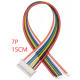 Conector PH 2.0 mm macho 7 pinos com fio 1007 26 AWG 15 cm - Thumb - 1