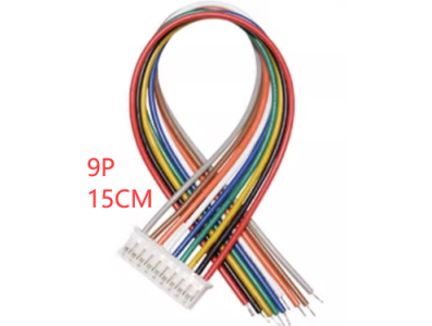 Conector macho PH 2.0 mm 9 pinos com cabo 26 AWG (fio 1007) 15 cm - Imagem 1