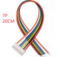 Conector macho PH 2,0 mm 7 pinos, cabe&ccedil;a &uacute;nica, cabo 1007 26 AWG 20 cm - Thumb - 1