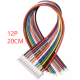 Conector macho JST PH 2,0 mm 12 pinos de cabe&ccedil;a &uacute;nica com fio 1007 26 AWG 20 cm - Thumb - 1