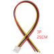 Conector macho JST PH 2,0 mm 3 pinos com fio 1007 26 AWG 25 cm - Thumb - 1