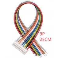 Conector PH 2,0 mm 9 pinos macho com cabo 1007 26 AWG 25 cm