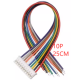 Conector macho PH 2.0 mm 10 pinos com fio 1007 26AWG 25 cm - Thumb - 1
