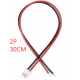 Conector macho PH 2,0 mm 2 pinos com fio 1007 26 AWG 30 cm - Thumb - 1