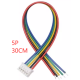 Conector macho PH 2.0 mm 5 pinos com fios 26 AWG (tipo 1007) 30 cm - Thumb - 1