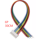 Conector PH 2.0 mm 6 pinos macho com fio 1007 26AWG 30 cm - Thumb - 1