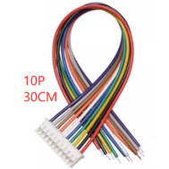 Conector macho PH 2,0 mm 10 pinos com cabo 1007 26 AWG de 30 cm