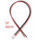 Conector PH 2,0 mm macho 2 pinos com cabo 26 AWG 40 cm (fio 1007) - Thumb - 1