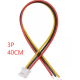 Conector macho PH 2,0 mm 3 pinos com cabo 1007 26 AWG 40 cm - Thumb - 1