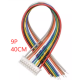 Conector macho PH 2,0 mm 9 pinos com fio 1007 26 AWG, 40 cm - Thumb - 1