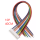Conector macho PH 2,0 mm 10 pinos com fio 1007 26 AWG 40 cm - Thumb - 1