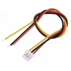 Conector macho PH 2,0 mm 3 pinos com fio 1007 26AWG 50 cm