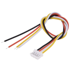 Conector macho PH 2,0 mm 4 pinos com fio 1007 26 AWG 50 cm