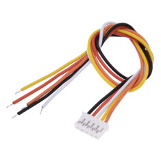 Conector PH 2,0 mm macho 5 pinos com cabo 1007 26 AWG 50 cm