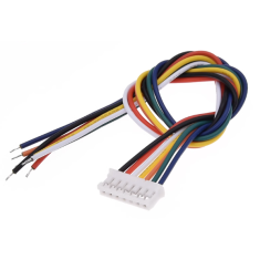 Conector PH 2,0 mm macho 7 pinos com fio 1007 26 AWG de 50 cm