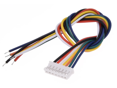 Conector PH 2,0 mm macho 7 pinos com fio 1007 26 AWG de 50 cm - Imagem 1