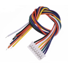 Conector macho PH 2,0 mm 8 pinos de cabe&ccedil;a &uacute;nica com cabo 1007 26 AWG 50 cm