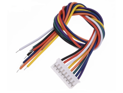 Conector macho PH 2,0 mm 8 pinos de cabe&ccedil;a &uacute;nica com cabo 1007 26 AWG 50 cm - Imagem 1