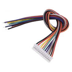 Conector PH 2,0 mm macho 12 pinos com cabo 1007 26 AWG 50 cm