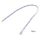 Conector PH 2,0 mm macho 2 pinos com fios vermelho e branco 26AWG 1007 10 cm - Thumb - 1