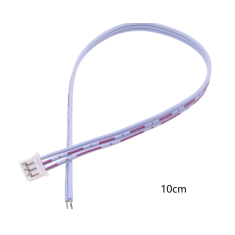 Conector macho PH 2,0 mm 3 pinos com cabo 1007 26 AWG 10 cm (vermelho e branco)
