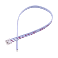 Conector JST PH 2.0mm 3 pinos macho com cabo 2 fios 1007 26AWG vermelho e branco 30 cm
