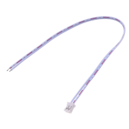 Conector PH 2,0 mm 2 pinos macho com cabo 1007 26AWG 50 cm vermelho e branco