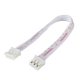 Conector macho PH 2.0 mm 3 pinos dupla cabe&ccedil;a mesma dire&ccedil;&atilde;o, fios 1007 26 AWG vermelho e branco 15 cm - Thumb - 1