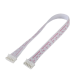 Conector JST PH 2.0 mm 5 pinos macho, dupla cabe&ccedil;a mesma dire&ccedil;&atilde;o, fios vermelho e branco 26AWG 1007 20 cm - Thumb - 1