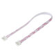 Conector macho PH 2,0 mm 3 pinos dupla cabe&ccedil;a mesma orienta&ccedil;&atilde;o, fios vermelho e branco 1007 26 AWG 30 cm - Thumb - 1