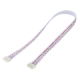 Conector macho PH 2,0 mm 5 pinos, dupla cabe&ccedil;a alinhada, fios vermelho e branco 1007 26 AWG 30 cm - Thumb - 1