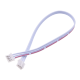 Conector macho PH2.0mm 3 pinos, dupla cabe&ccedil;a alinhada, fios vermelho e branco 1007 26AWG 50 cm - Thumb - 1