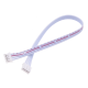 Conector PH 2,0 mm Macho 4 Pinos Dupla Cabe&ccedil;a Mesma Dire&ccedil;&atilde;o, Fios 1007 26 AWG 50 cm (Vermelho e Branco) - Thumb - 1