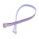 Conector macho PH 2,0 mm 5 pinos dupla cabe&ccedil;a na mesma dire&ccedil;&atilde;o, fios vermelho e branco 1007 26 AWG 50 cm - Thumb - 1