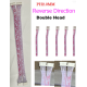 Conector PH 2,0 mm macho 9 pinos dupla cabe&ccedil;a sentido invertido com fios vermelho e branco 1007 26 AWG 15 cm - Thumb - 1