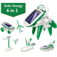 Kit Rob&oacute;tica DIY 6 em 1 Educacional com Energia Solar, moinho e&oacute;lico, cachorrinho, aerobarco, avi&atilde;o, tanque e rob&ocirc; - Thumb - 1