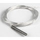 Sensor de temperatura PT100 (resistor de platina) 2 fios, 1 m - Thumb - 1
