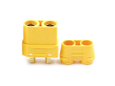 Conector Amass XT90H-F f&ecirc;mea, s&eacute;rie XT - Imagem 1
