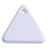 Rastreador GPS Mini Triangular Branco Inteligente Antiperda &agrave; Prova d'&Aacute;gua Bluetooth