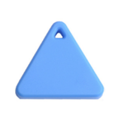 Localizador GPS inteligente mini triangular azul, anti-perda, &agrave; prova d'&aacute;gua com Bluetooth