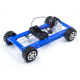 Kit de Rob&oacute;tica Carro El&eacute;trico de Controle Remoto Tra&ccedil;&atilde;o 4x4 Azul Mont&aacute;vel 20 x 12 x 4 cm - Thumb - 5