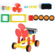 Kit Fa&ccedil;a Voc&ecirc; Mesmo Carro Gerador E&oacute;lico Colorido sem Bateria