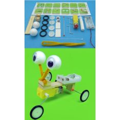 Kit Rob&ocirc; R&eacute;ptil El&eacute;trico DIY (sem bateria)