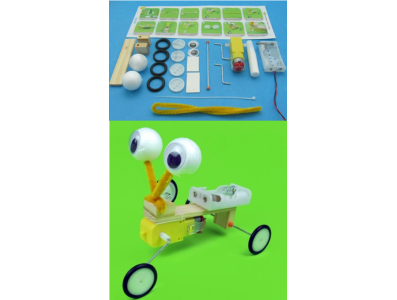 Kit Rob&ocirc; R&eacute;ptil El&eacute;trico DIY (sem bateria) - Imagem 1
