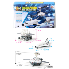 Kit de Rob&oacute;tica 3 em 1 DIY Montado Frota de Explora&ccedil;&atilde;o Espacial Tema Energia