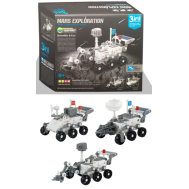 Kit de Rob&oacute;tica Solar 3 em 1 DIY Carro Mont&aacute;vel da Frota de Explora&ccedil;&atilde;o Espacial