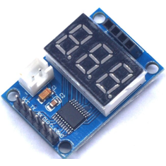 Placa controladora de medi&ccedil;&atilde;o ultrass&ocirc;nica com display digital para HC-SR04