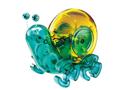 Kit Rob&oacute;tico Caracol Solar Auto-mont&aacute;vel (fa&ccedil;a voc&ecirc; mesmo) Cient&iacute;fico - Imagem 1